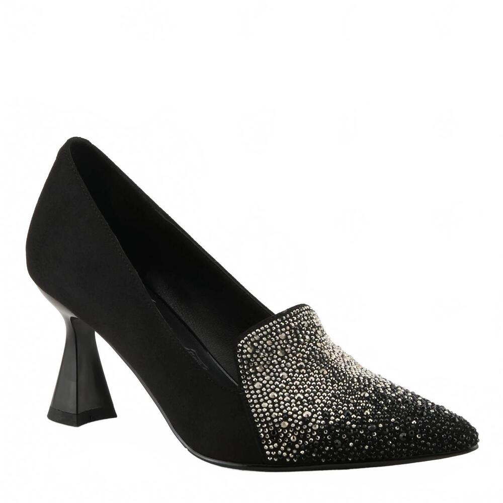 NEW AZURA women's pleasestay pump heel in black